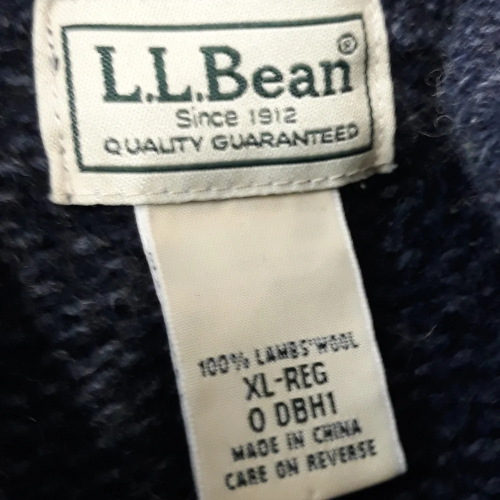 L.L. Bean bean 100%